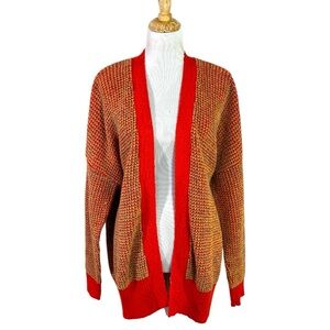 Urban Outfitters Retro Knit Oversized Cardigan Sweater Size Small